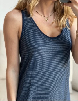 Robe top à rayures gipsy - Boutique L'anana(s)