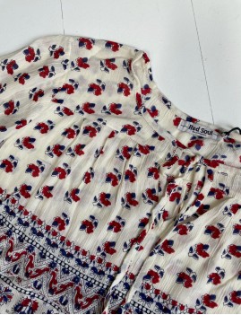 Blouse fleurie boho - Boutique L'anana(s)