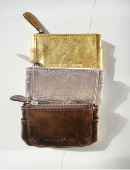 Mini porte monnaie bronze gipsy - Boutique L'anana(s)