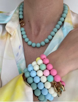 Collier en perles gipsy - Boutique L'anana(s)