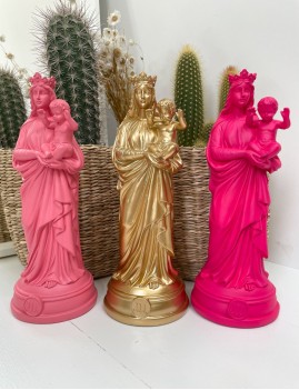 Statuette vierge déco pop rose - Boutique l'ananas