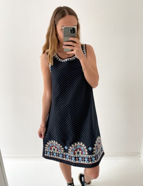 Robe brodée bohème chic - Boutique L'ananas