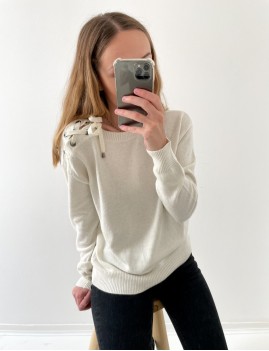 Pull tressé bohème - Boutique L'ananas