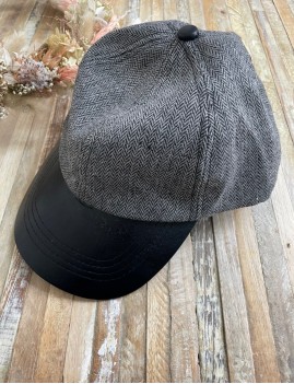 Casquette à imprimé tweed  - Boutique L'ananas