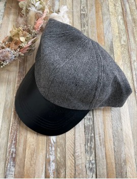 Casquette en tweed bohème  - Boutique L'ananas