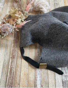 Casquette en tweed hippie  - Boutique L'ananas