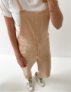 Salopette en gaze de coton bohème - Boutique L'ananas