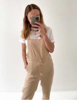 Salopette en gaze de coton hippie - Boutique L'ananas