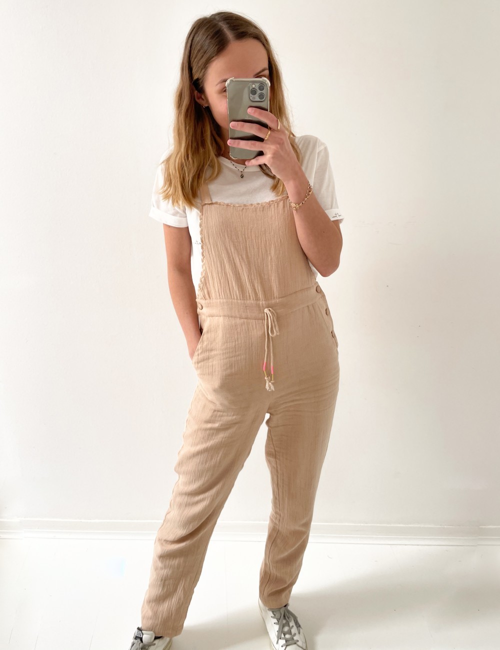 Salopette en gaze de coton - Boutique L'ananas