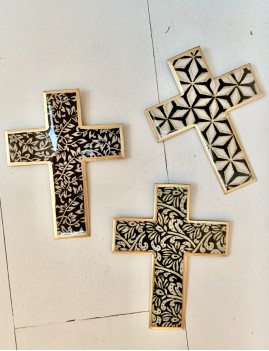 Croix à suspendre gipqy STARS - Boutique L'anana(s)