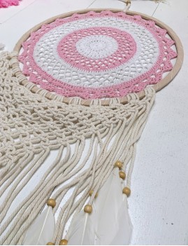 Attrape-rêve plumes gipsy girl - Boutique L'anana(s)