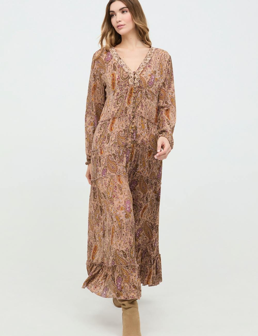 Robe longue bohème - Boutique l'anana(s)