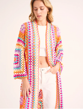 Kimono hippie crochet - Boutique L’anana(s)