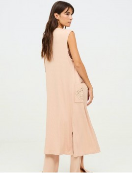 Gilet bohème sans manches - Boutique l'anana(s)