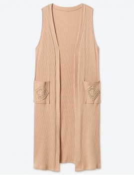 Gilet hippie long - Boutique l'anana(s)