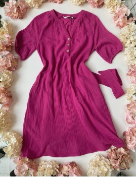 Robe mi-longue bohème - Boutique l'anana(s)