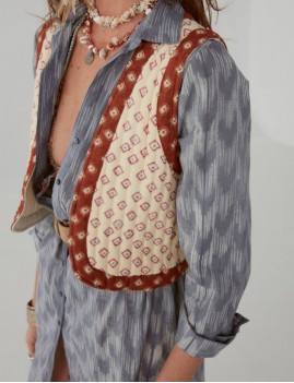 Gilet hippie court - Boutique l'anana(s)