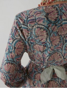 Robe longue fleurie - Boutique l'anana(s)