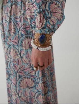 Robe longue à fleurs - Boutique l'anana(s)