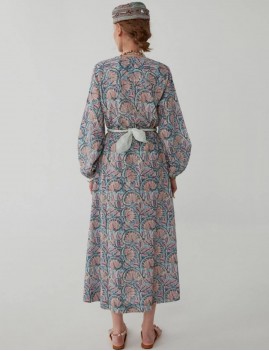 Robe longue hippie fleurs - Boutique l'anana(s)
