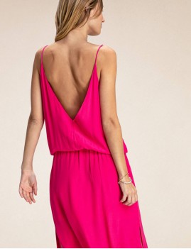 Robe longue à bretelles - Boutique l'anana(s)