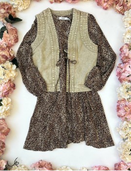 Robe courte léopard - Boutique l'anana(s)