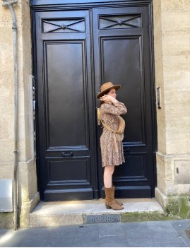 Robe courte à nouer - Boutique l'anana(s)