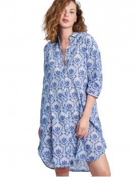 robe à noeud bleu - boutique l'ananas(s)