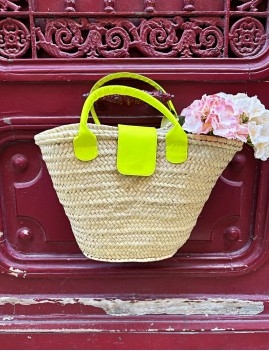 Sac panier jaune - Boutique l'anana(s)