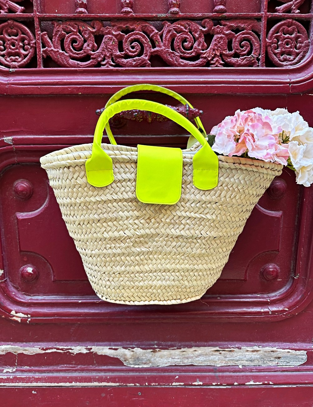 Sac panier jaune - Boutique l'anana(s)