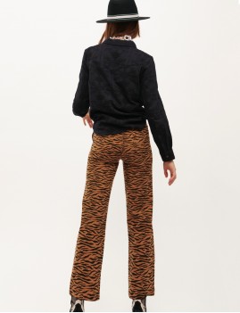 Jean denim zebre - Boutique L'anana(s)