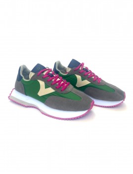 Baskets sport vert victoria - Boutique l'anana(s)