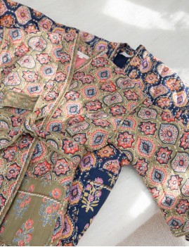 Veste bohème marron - Boutique l'anana(s)