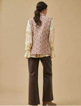 Gilet sans manches fleuri - Boutique l'anana(s)