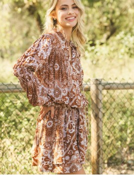 Robe col v - Boutique l'anana(s)