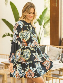 Robe courte boho chic - Boutique l'anana(s)