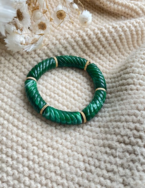 Bracelet En Résine Coloré - Style Bohème Et élégant - Pour Mariage, Fête, Soirée Ou Cadeau - Plusieurs Couleurs Disponibles