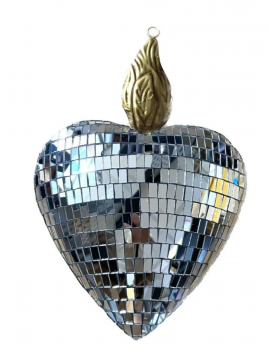 coeur boule facettes boho