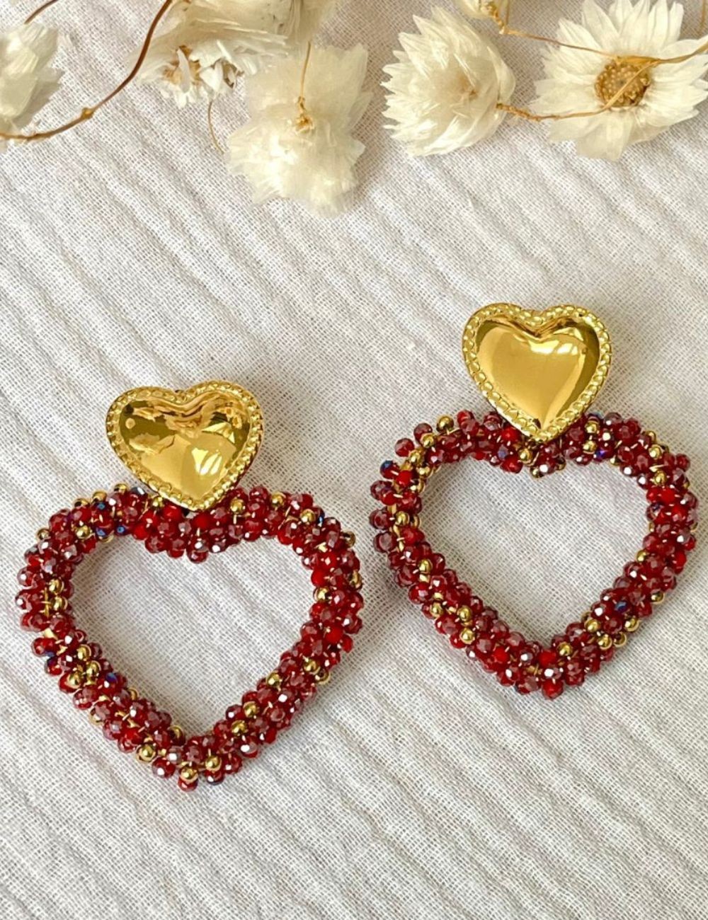 Boucles D'oreilles Clip Hippie Multicolores - Neuf Avec étiquettes - Bijou Fantaisie Coloré Et Joyeux