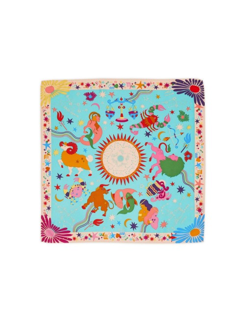 Foulard gipsy turquoise - Boutique L'anana(s)