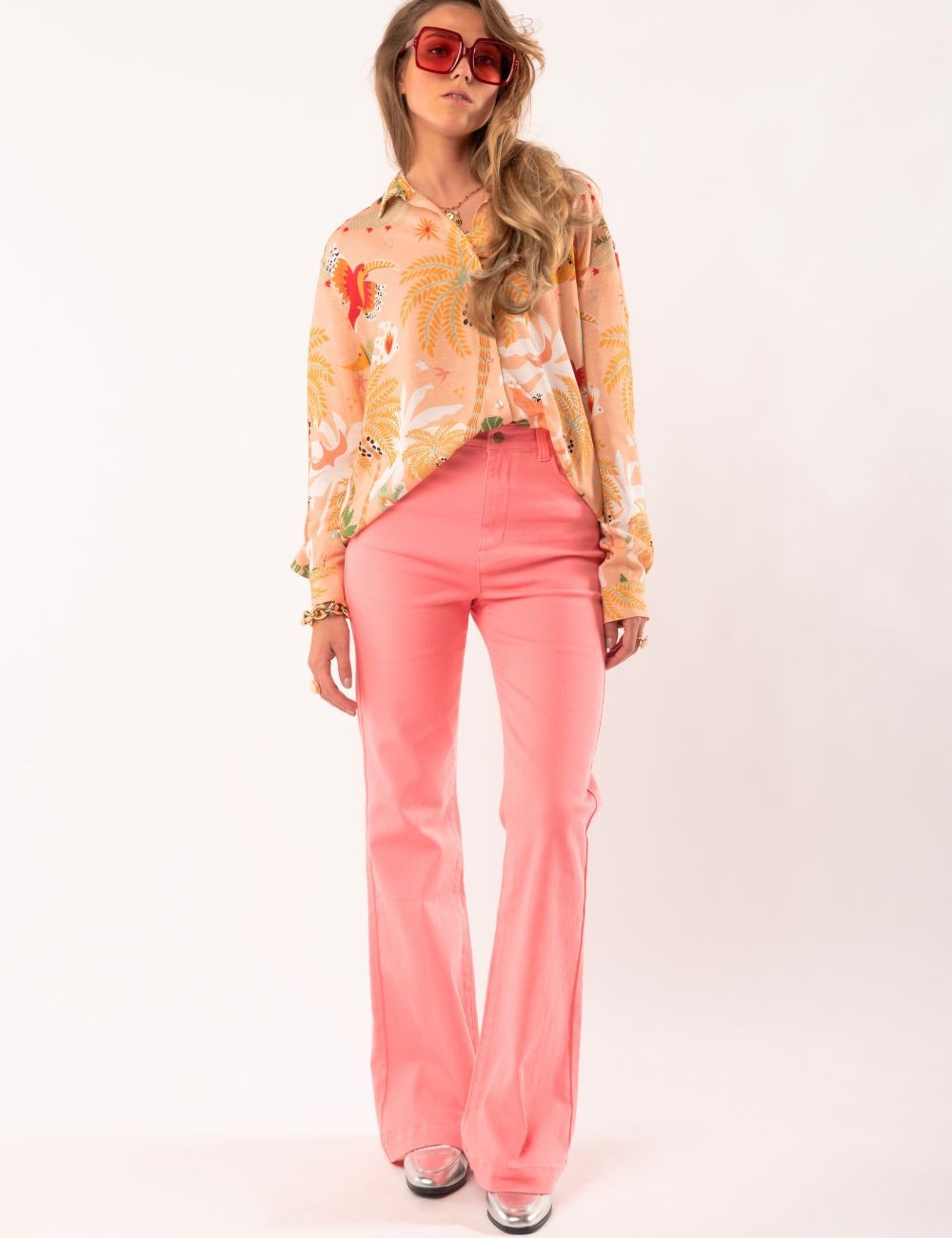 Pantalon évasé boho - Boutique L'anana(s)