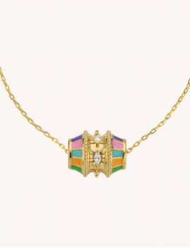 Collier gipsy multicolore - Boutique L'anana(s)