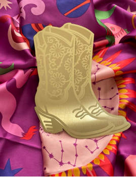 Marque page laiton doré bottes cowboy - boutique l'anana(s) Marque page laiton doré bottes cowboy - boutique l'anana(s)
