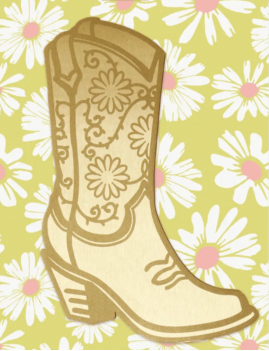 Marque page doré bottes cowboy - boutique l'anana(s) Marque page doré bottes cowboy - boutique l'anana(s)