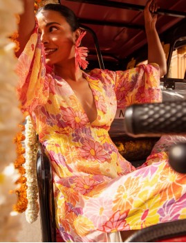 Robe fleurie Sundress - Boutique L'anana(s)