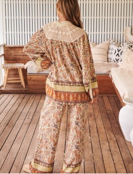 pantalon gipsy marron - boutique l'anana(s) - jaase bordeaux