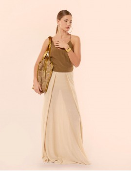 Jupe écrue Karma Koma - Boutique L'anana(s)