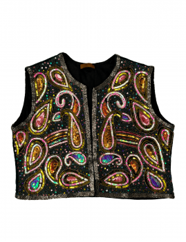 Gilet sans manches sequins - Boutique L'anana(s)