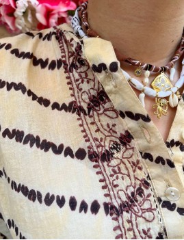 Blouse brodée Maison Hotel - Boutique L'anana(s)