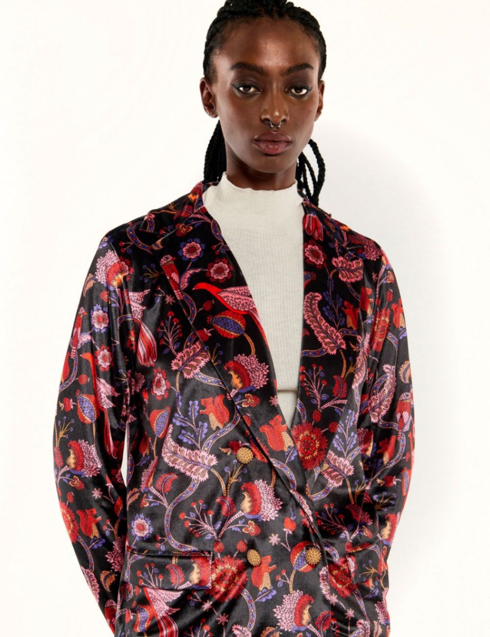 Blazer velours ADONIE WILD - Boutique L'anana(s)